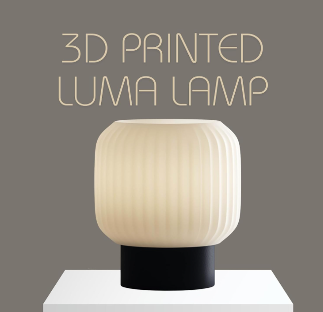 3D Printed Table lamp for Home Decoration, Office, Study, Dining Room | Premium Indoor Decorative | Aesthetic Warm White Ambient Light