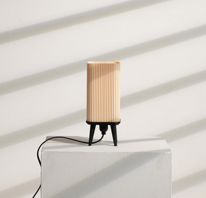 Dawn 3D Printed Table Lamp (Beige) | Lamp for Living Room, Bedroom, Dining, Restaurant | Eco-Friendly PLA Filament | Modern Minimalist Design | Soft Ambient Lighting